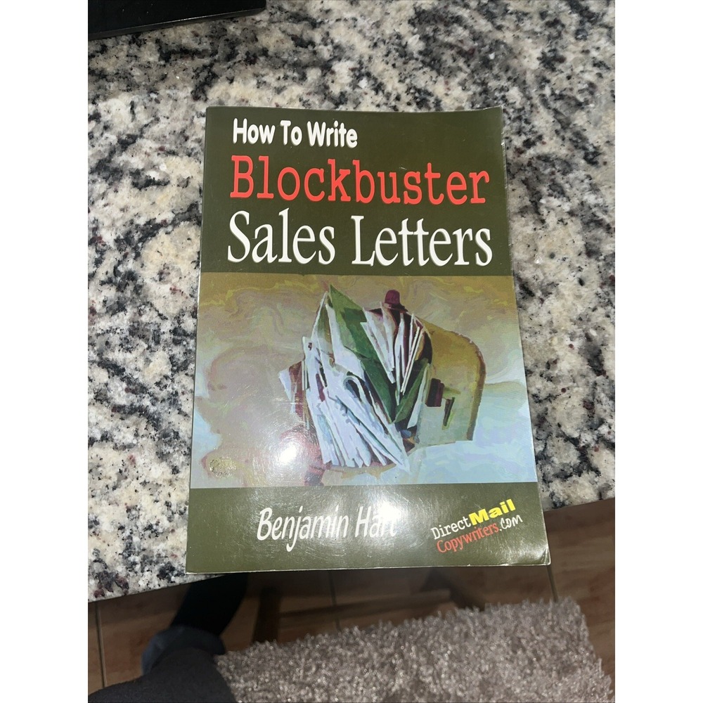 How to Write Blockbuster Sales‎ Letters - Paperback, by Hart Benjamin - Good